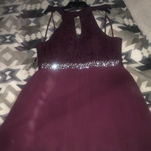 Maroon dress